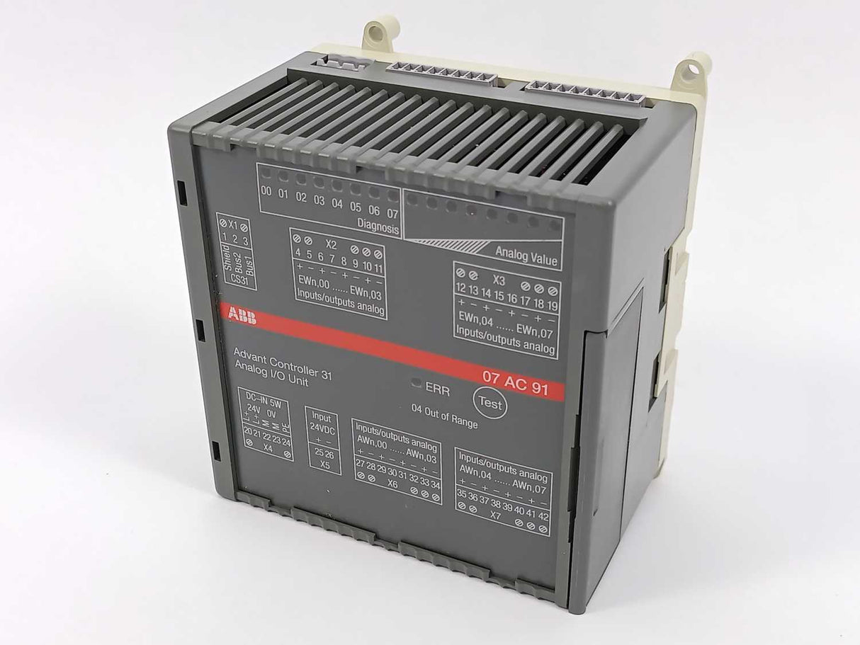 ABB GJR5252300R0101 07AC91 Advant Controller 31 Analog I/O Unit