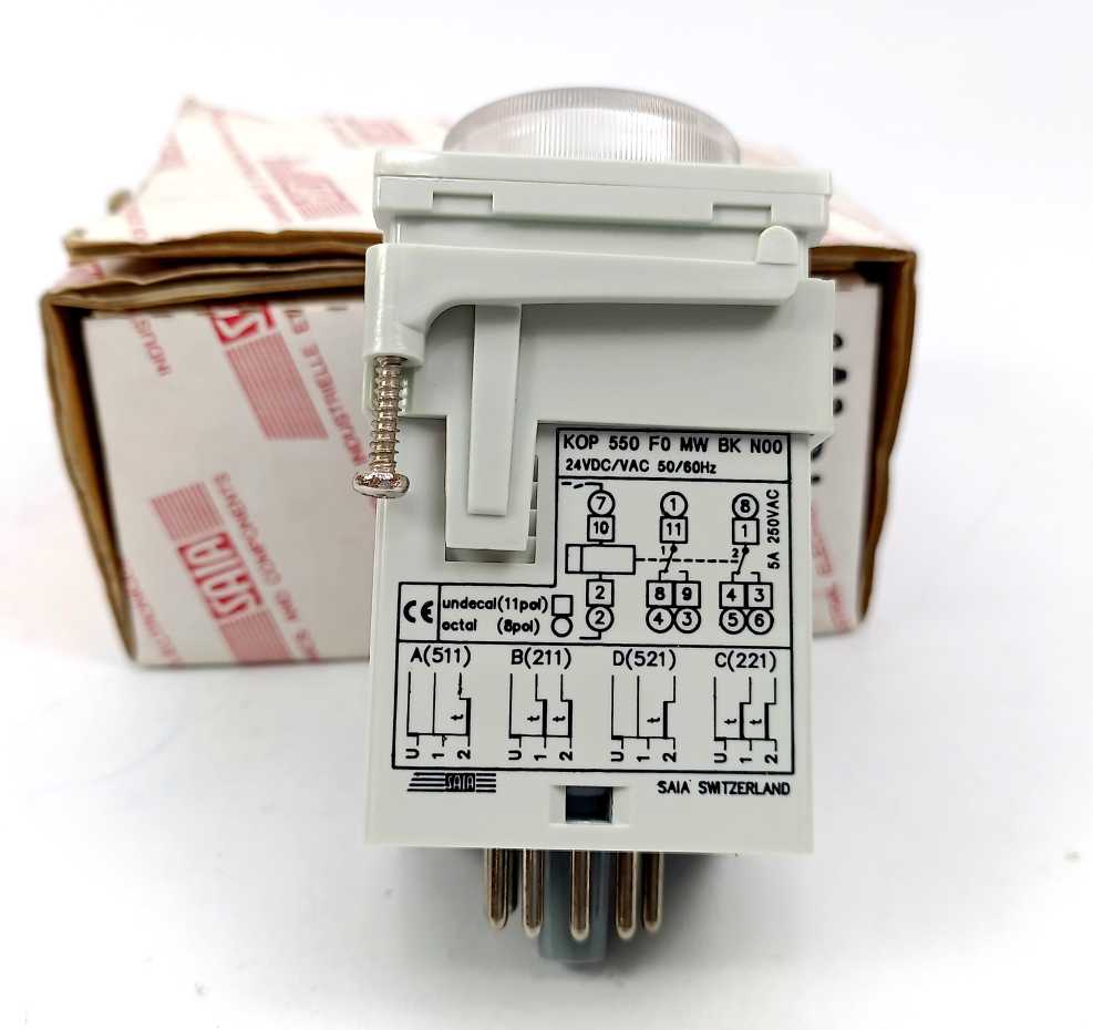 Saia-Burgess KOP 550 F0 MW BK N00 Electronic Timer KOP F KOP L