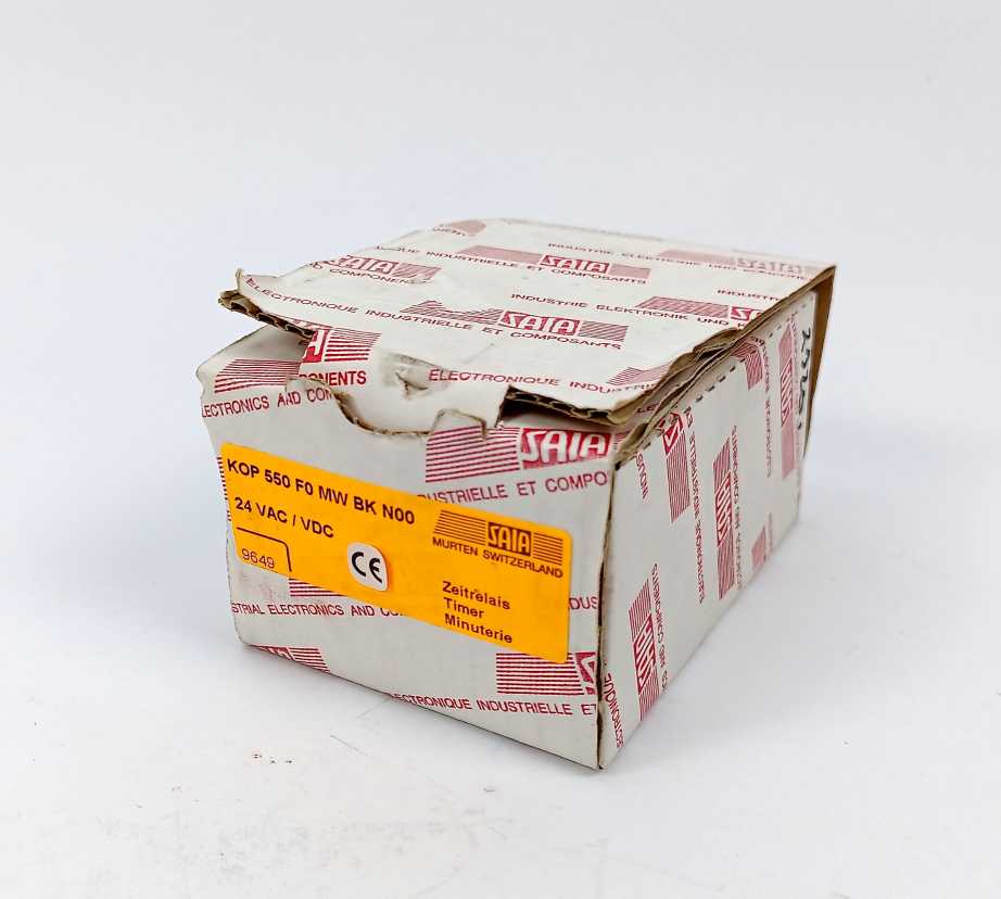 Saia-Burgess KOP 550 F0 MW BK N00 Electronic Timer KOP F KOP L
