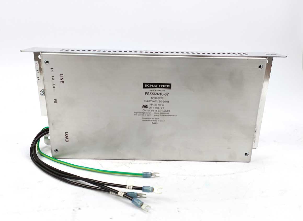 SCHAFFNER FS5569-16-07 4200-6202 RFI Noise Filter