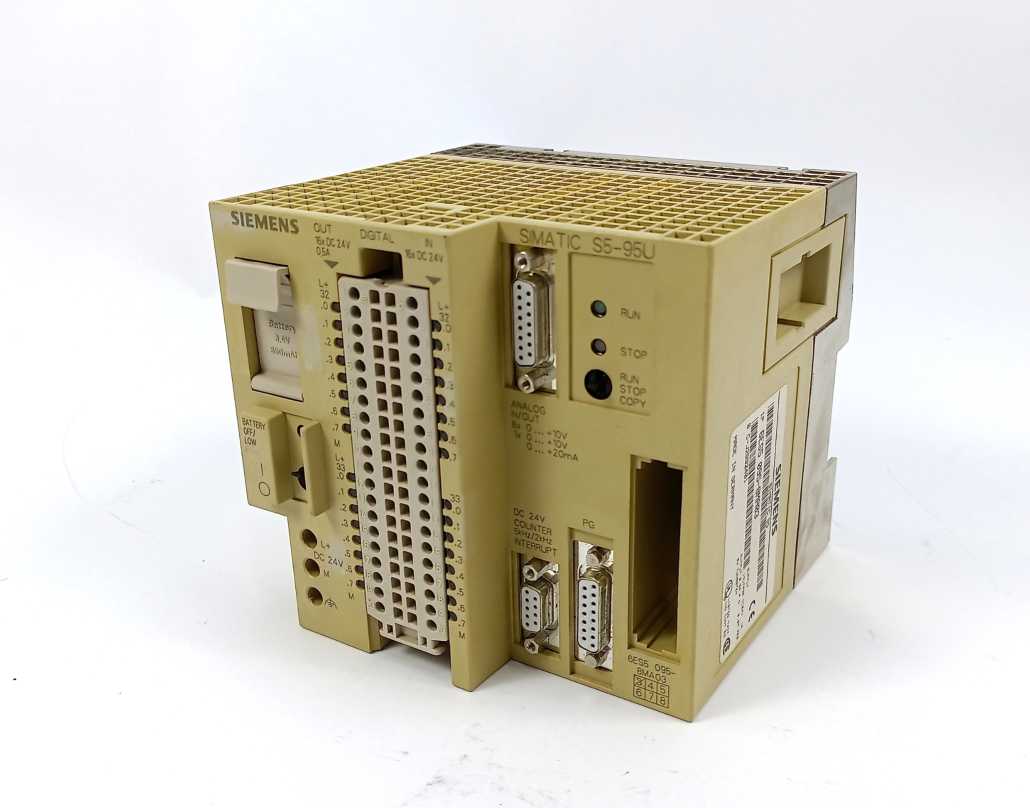 Siemens 6ES5095-8MA03 Simatic S5-95U Compact Unit