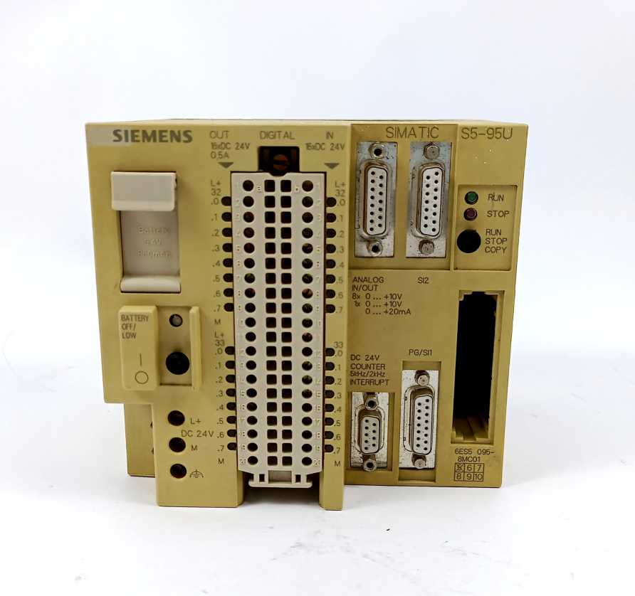Siemens 6ES5095-8MC01 SIMATIC S5, S5-95U COMPACT UNIT