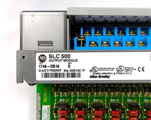 AB 1746-0B16 SER. D, SLC 500 OUTPUT MODULE