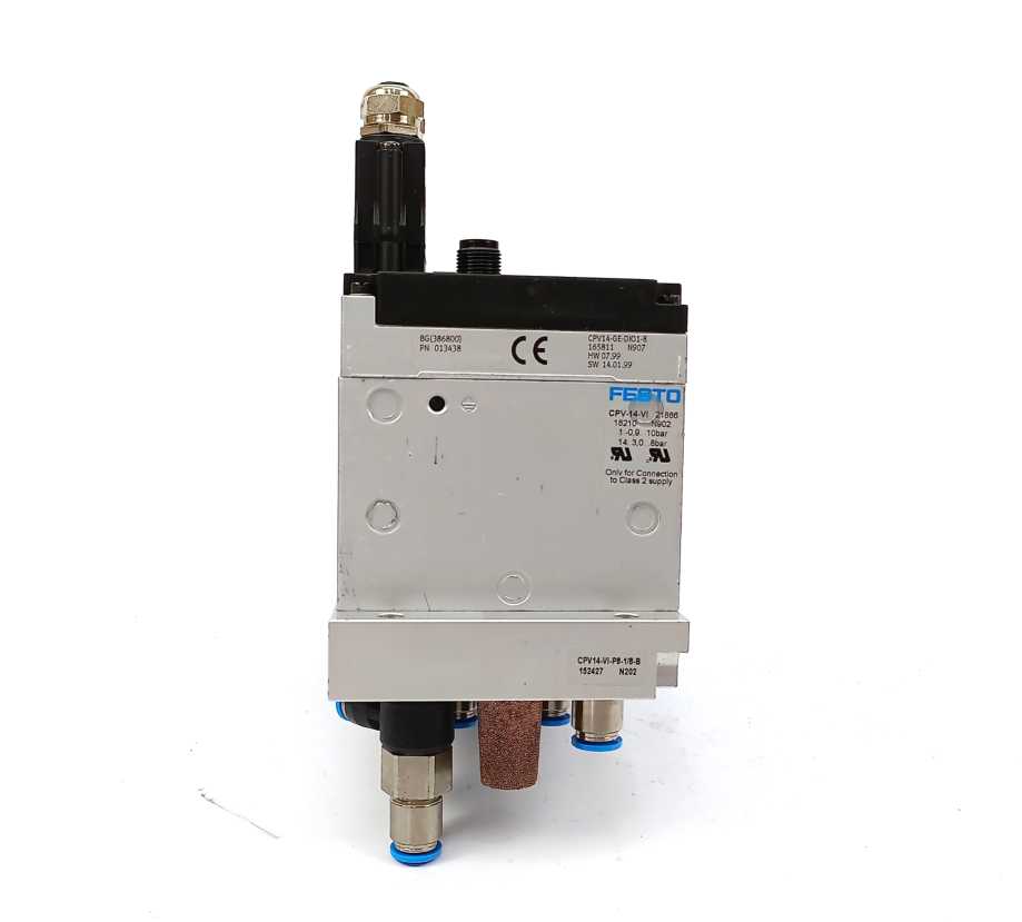 Festo 18210 CPV14-VI Valve Terminal, W/ 165811, 152427, 18529