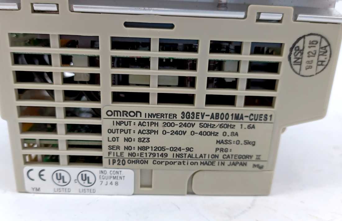 OMRON 3G3EV-AB001MA-CUES1 SYSDRIVE 3G3EV Inverter