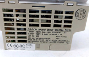 OMRON 3G3EV-AB001MA-CUES1 SYSDRIVE 3G3EV Inverter