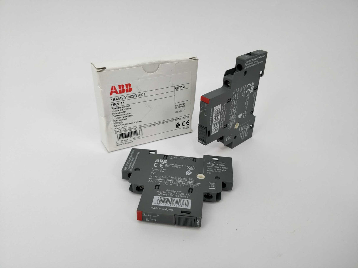 ABB 1SAM201902R1001 Auxiliary Contact 2pcs. sold together
