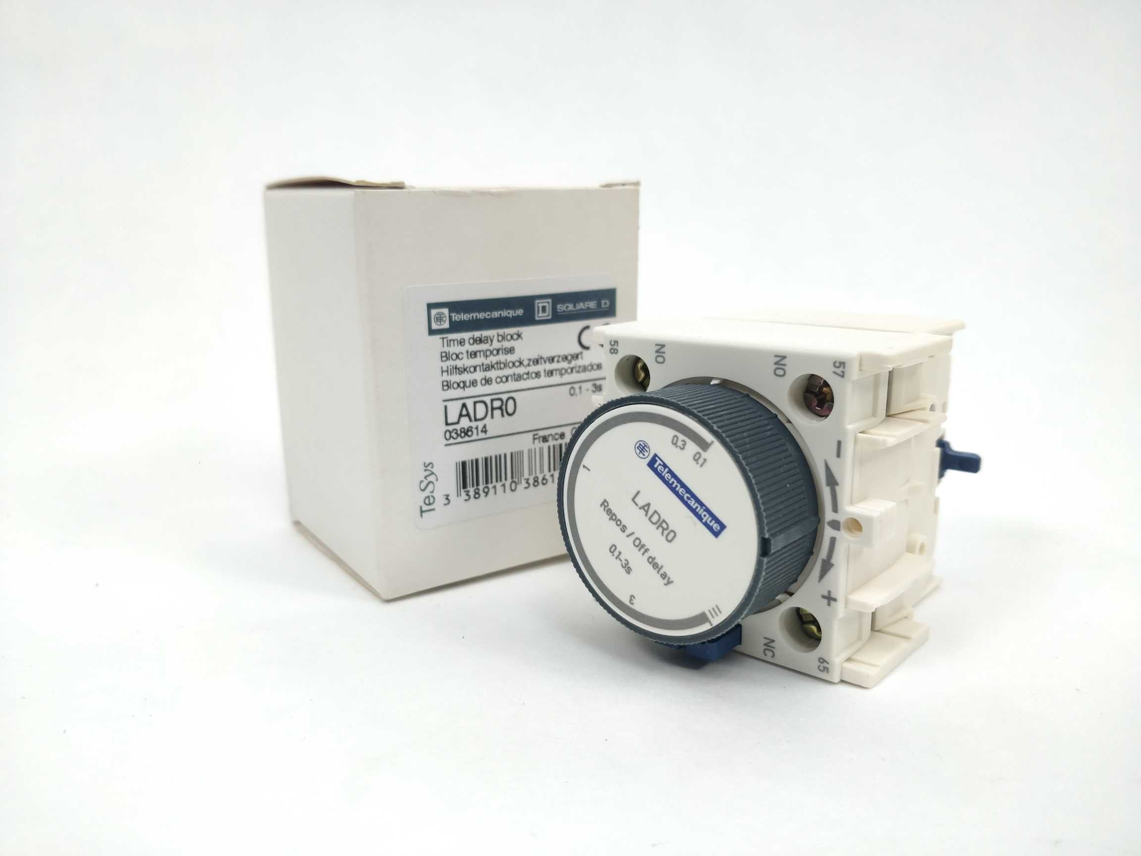Schneider Electric LADT2 Time Delay Block 0.1-30s (New, Telemecanique Compatible)