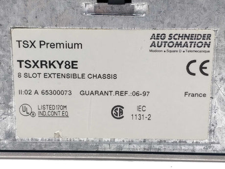 AEG Schneider Automation TSXRKY8E 8 SLOT Extensible Chassis