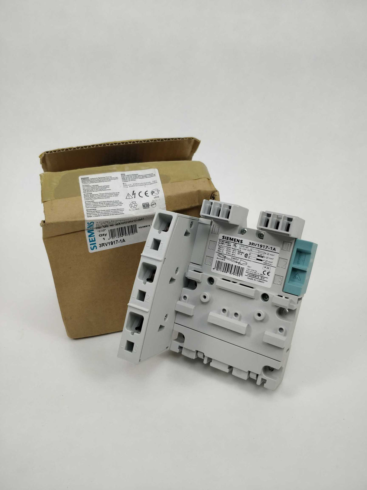 Siemens 3RV1917-1A 3-Phase Busbar