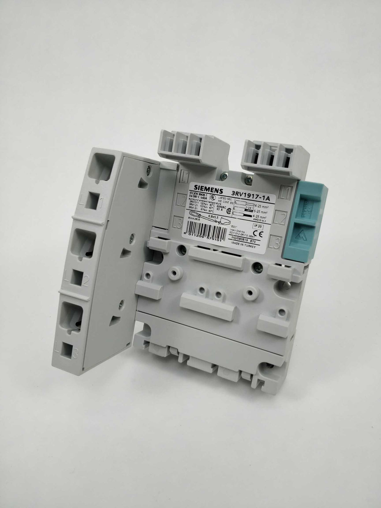 Siemens 3RV1917-1A 3-Phase Busbar