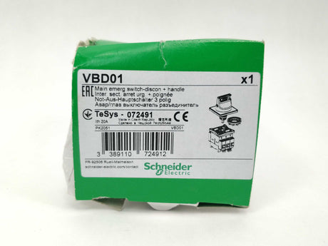 Schneider Electric VBD01 072491 switch disconnector