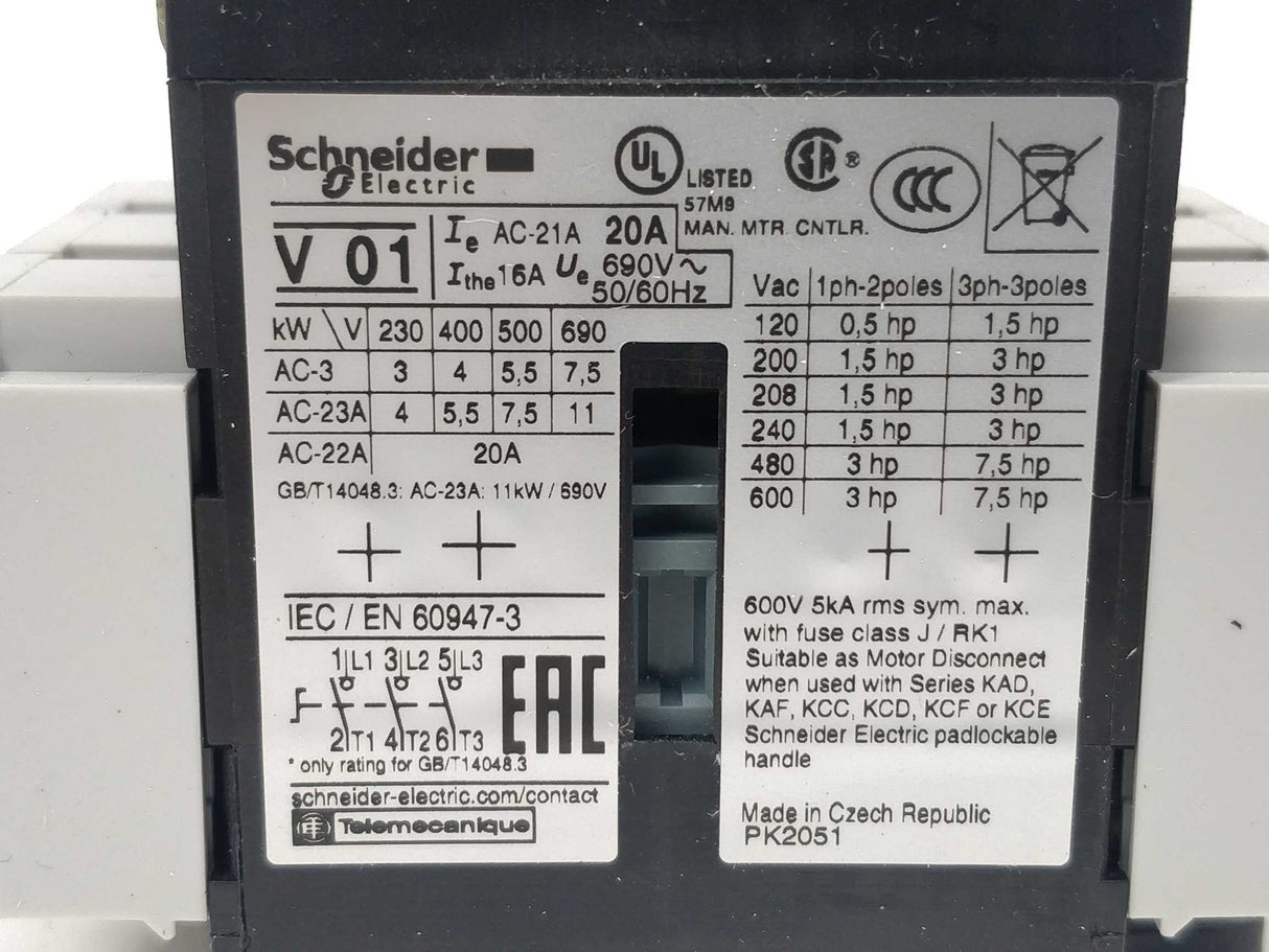 Schneider Electric VBD01 072491 switch disconnector