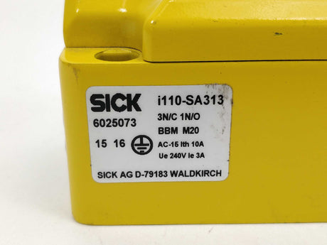 SICK i110 SA313 6024915 Safety SWITCH