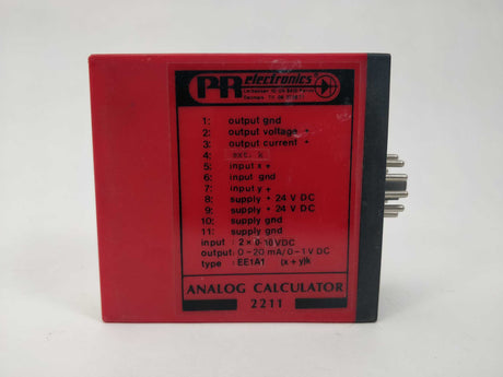 PR Electronics 2211 EE1A1 ANALOG CALCULATOR