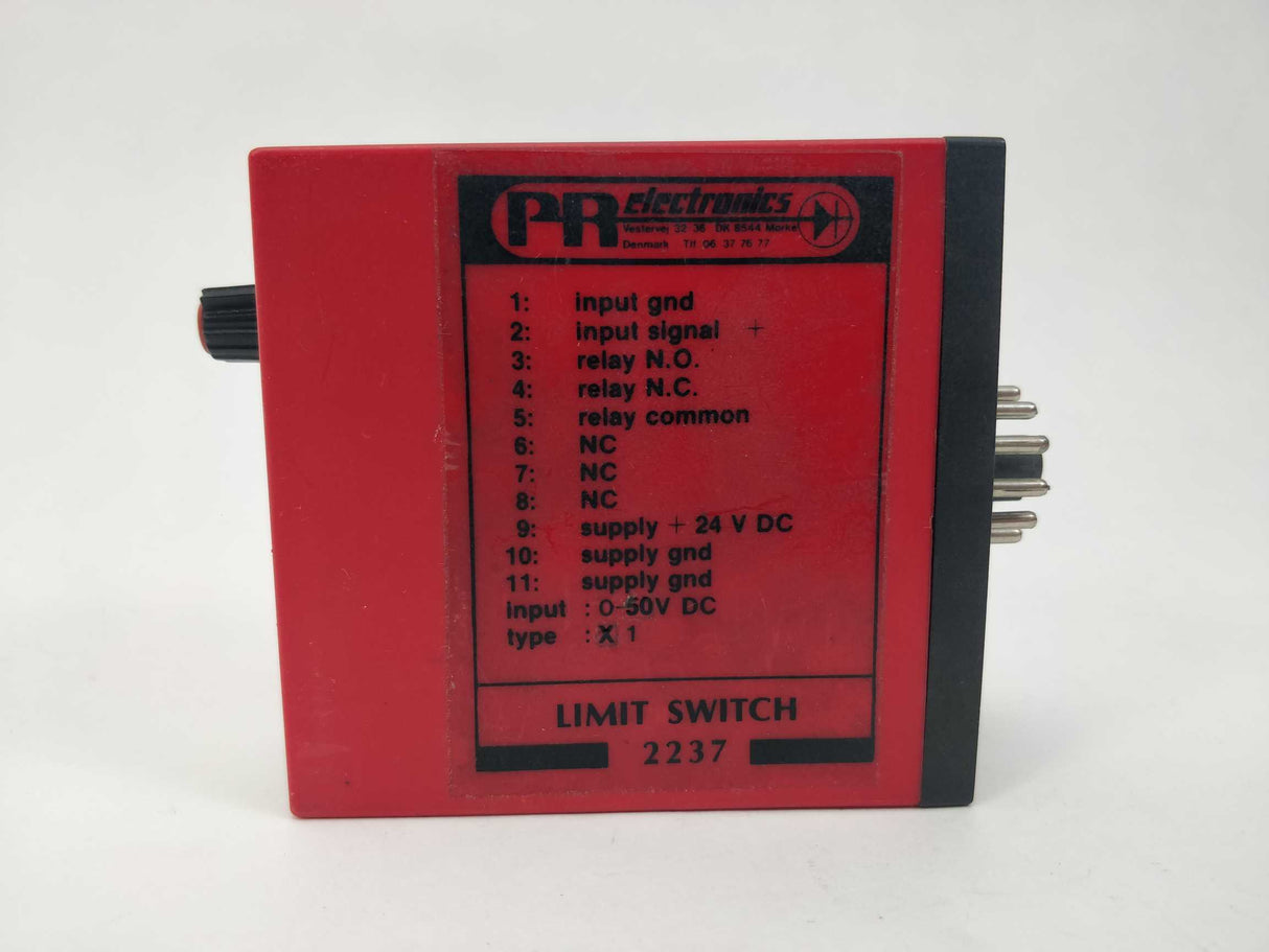 PR Electronics 2237 X1 LIMIT SWITCH
