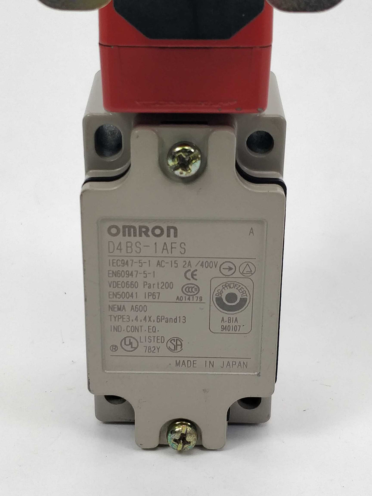 OMRON D4BS-1AFS Safety Limit switch