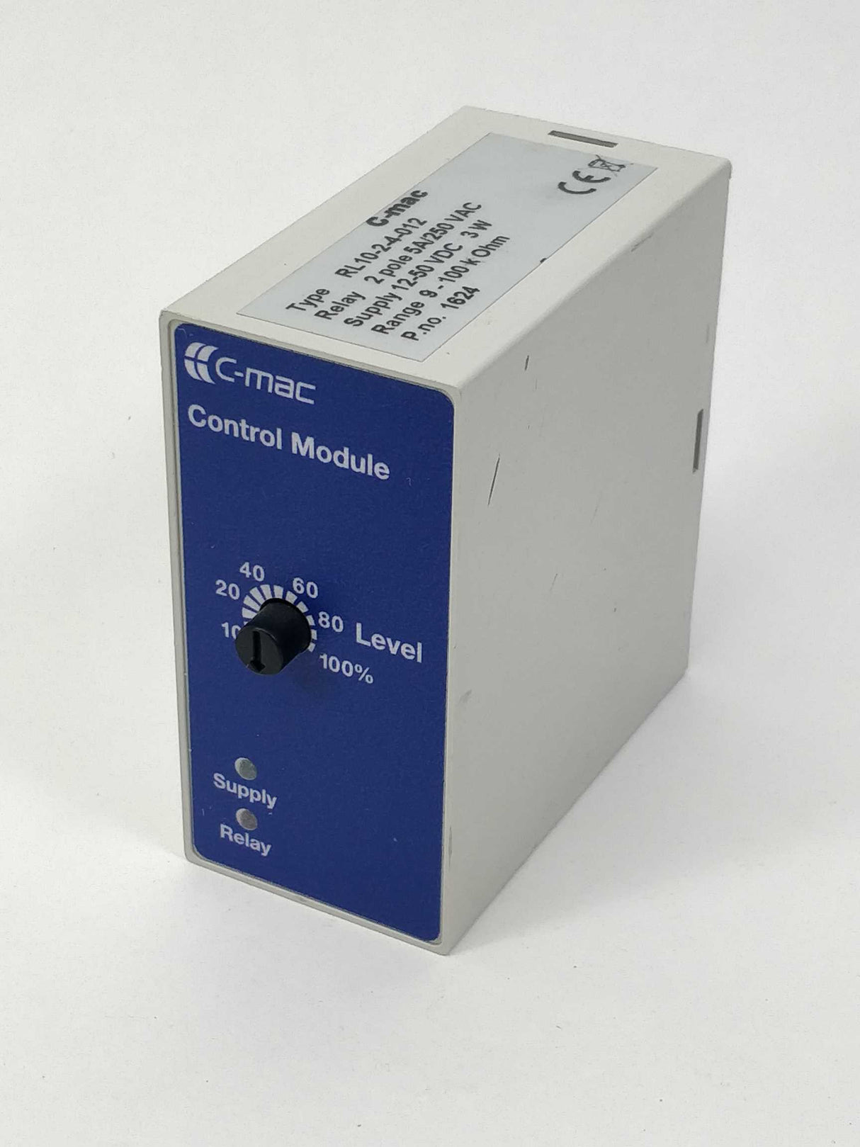 C-mac RL10-2-4-012 LEVEL CONTROL RELAY