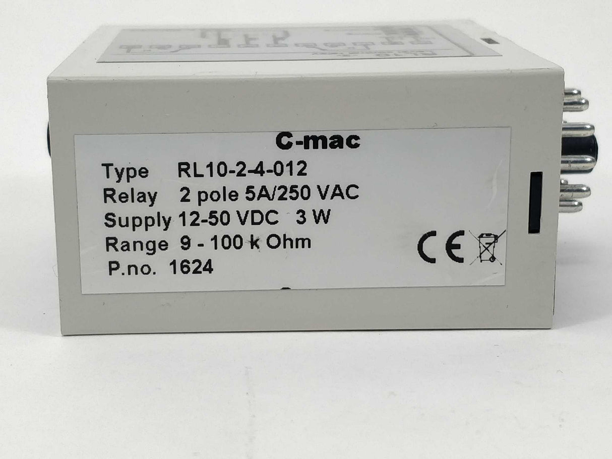 C-mac RL10-2-4-012 LEVEL CONTROL RELAY