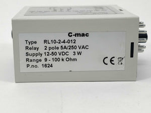 C-mac RL10-2-4-012 LEVEL CONTROL RELAY