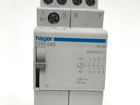 hager EPN 540 Connection cross-sect. flexible conductor