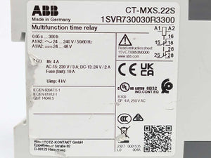 ABB 1SVR730030R3300 CT-MXS.22S Time Relay