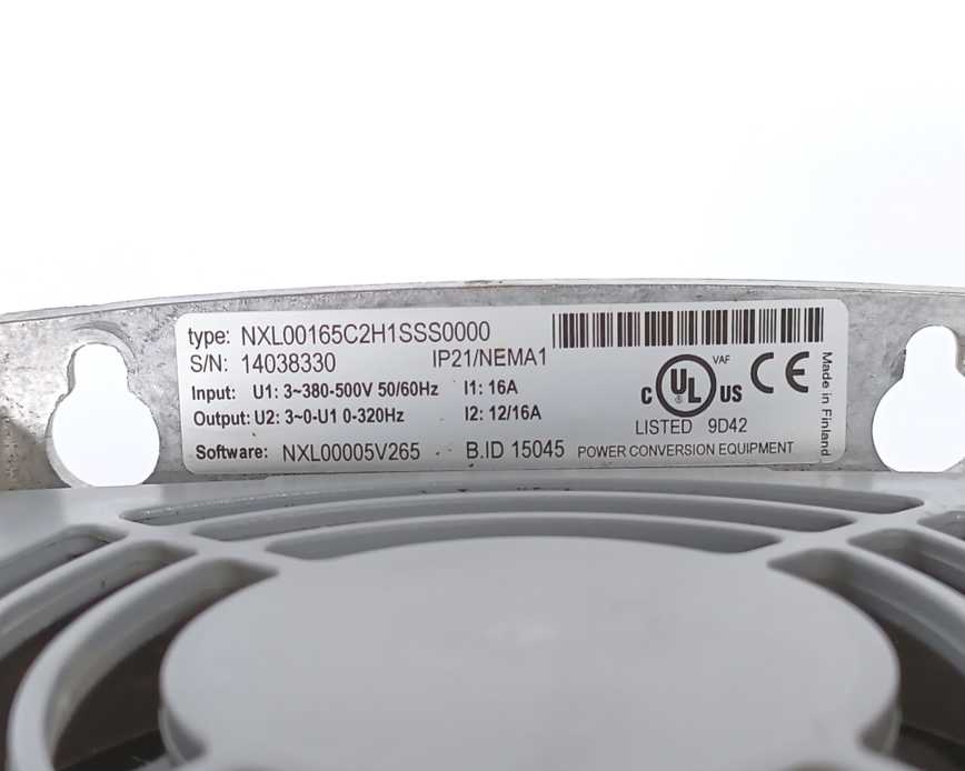 Vacon NXL00165C2H1SSS0000 Power Conversion Equipment