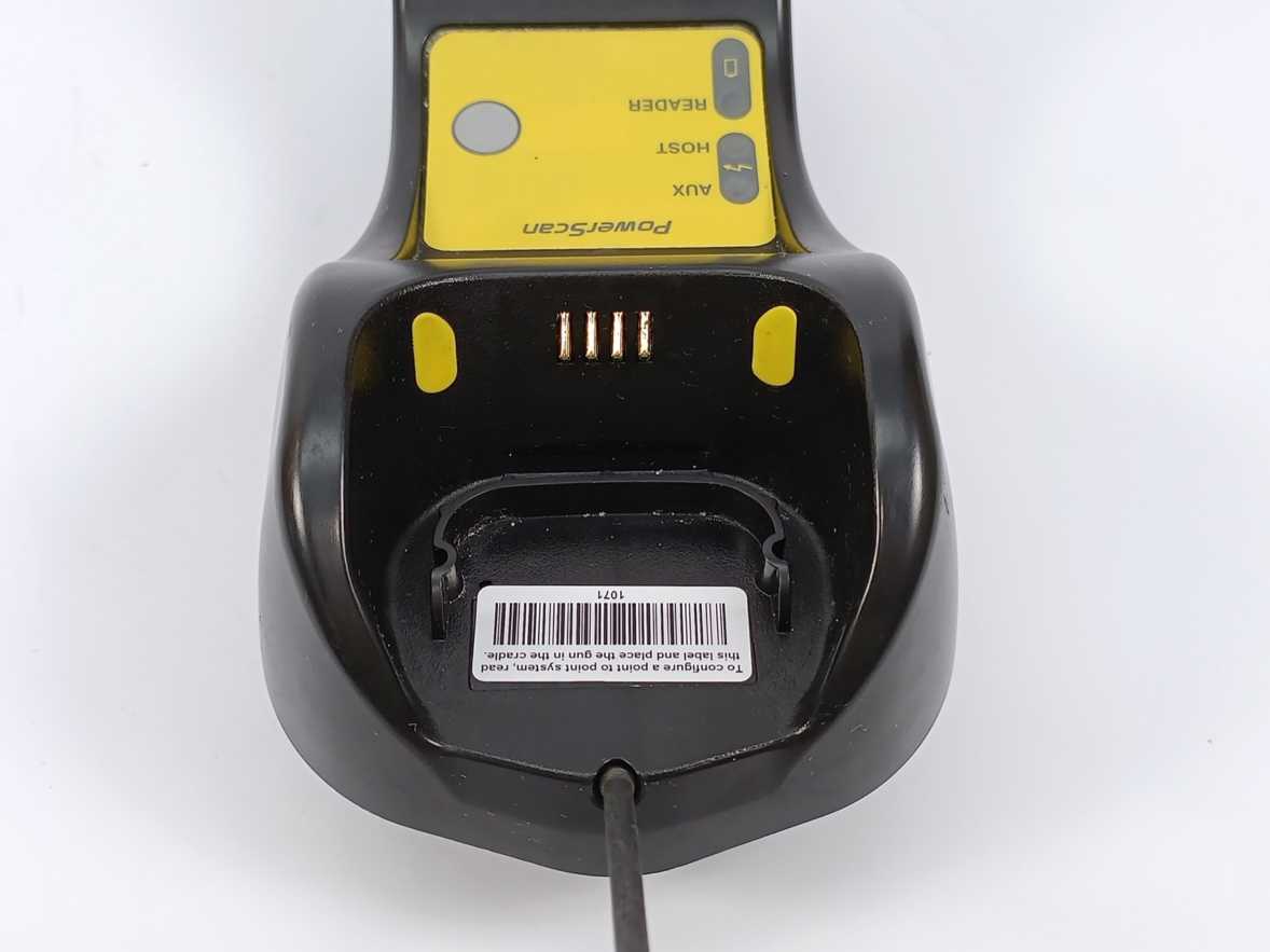 Psion Teklogix PM8300-AR433 Powwerscan M8300 AR 433MHz Cordless Barcode Scanner
