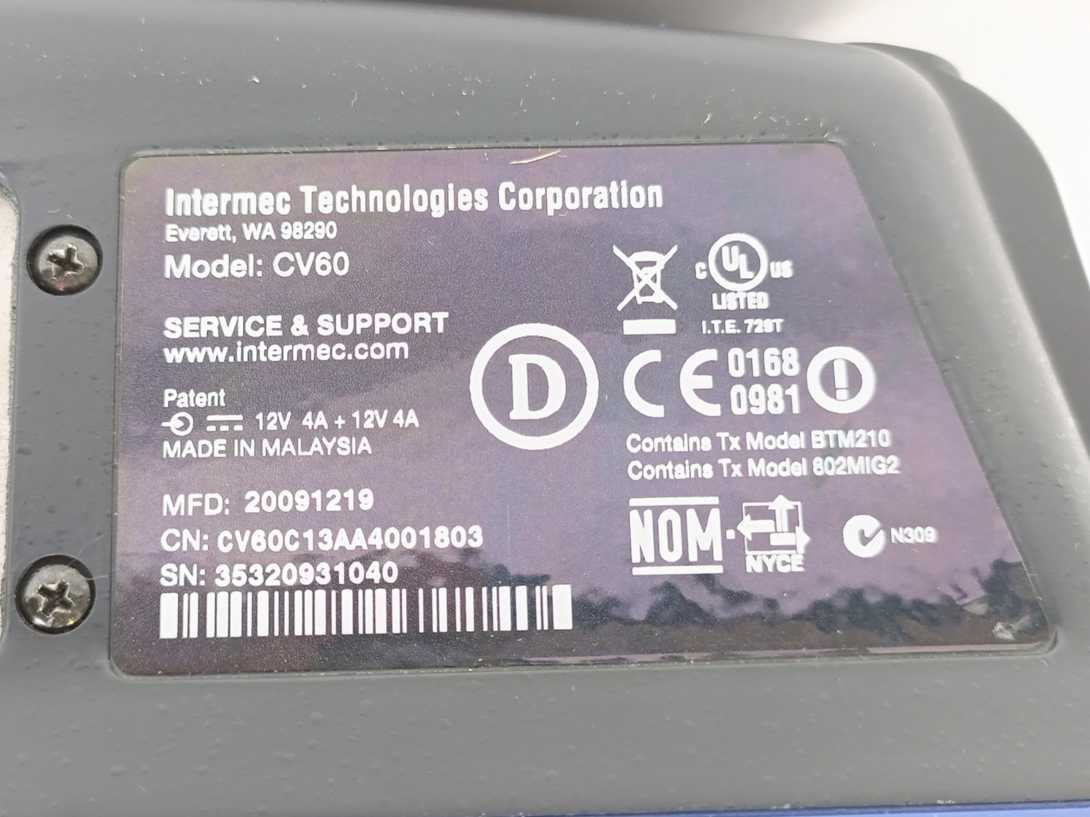 Intermec CV60 Data Terminal