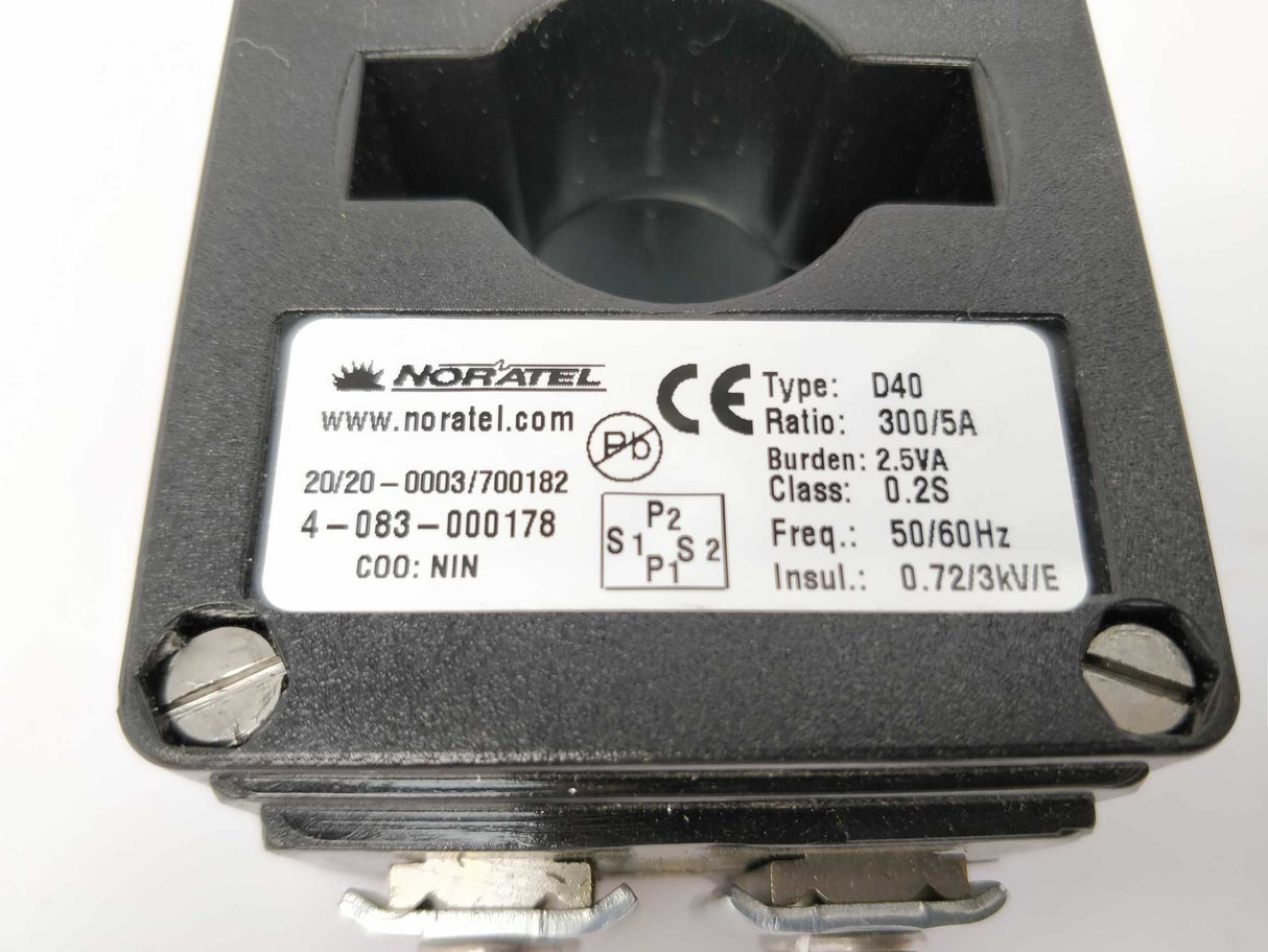 Noratel 4-083-000178 D40 300/5A Current transformer