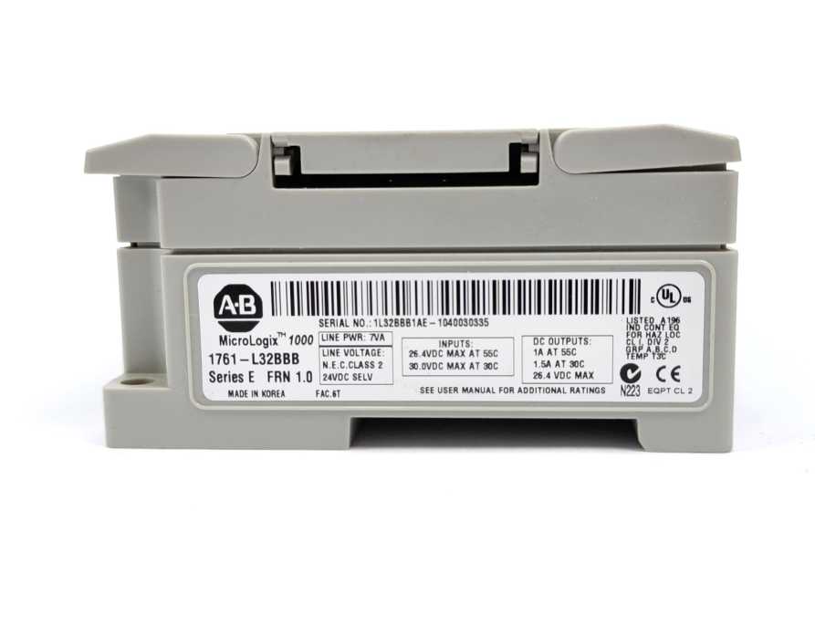 AB 1761-L32BBB Ser E MicroLogix 1000 32 Point Controller