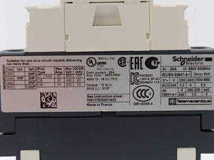 Schneider Electric LC1D09BL TeSys D Contactor 24VDC