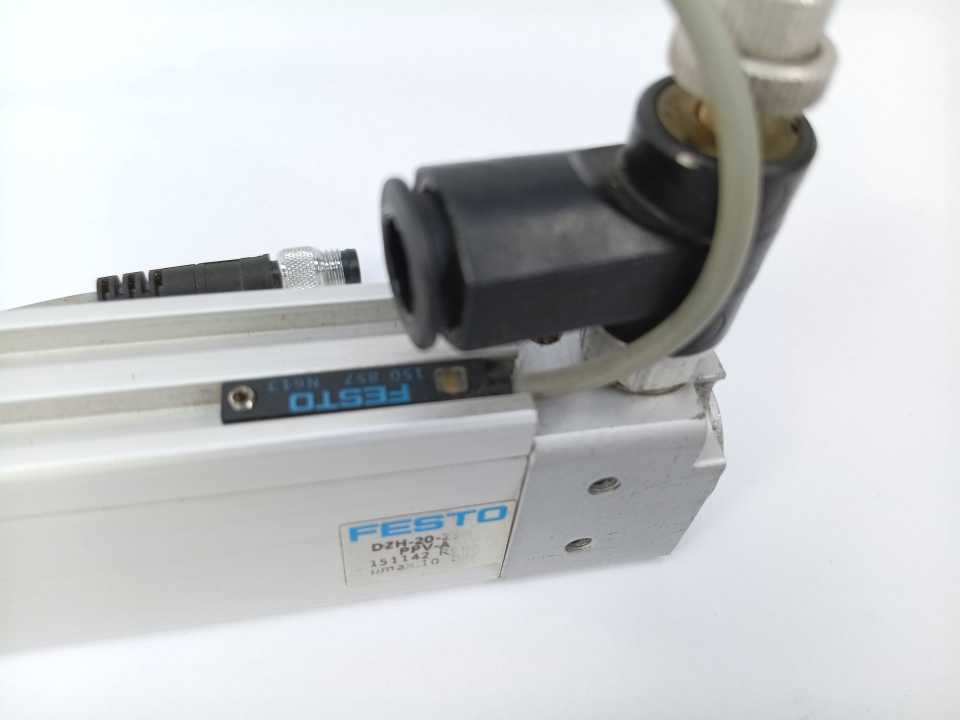 Festo 151142 DZH-20-250- Flat Linear Pneumatic Cylinder with Position Sensing