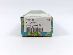 Phoenix Contact 3040012 ST 2,5/ 1P Pcs. 50