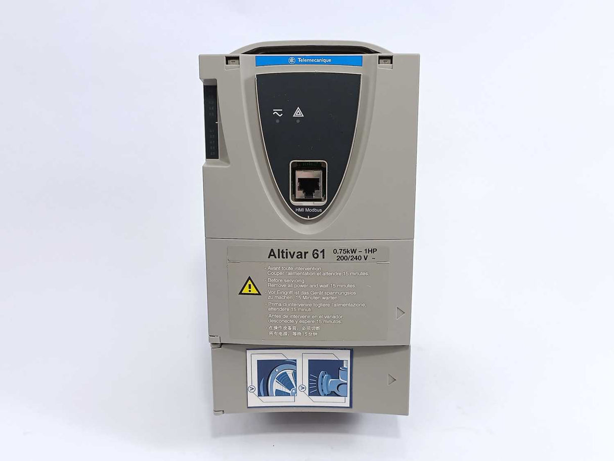 TELEMECANIQUE ATV61H075M3 Altivar 61 Variable Speed Drive 0.75kW/1HP