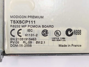 Schneider Electric TSXSCP111 RS232 MP PCMCIA Board
