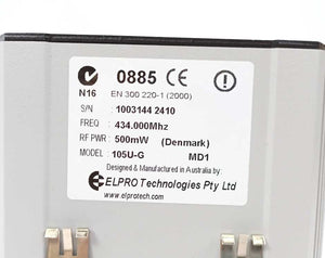 ELPRO Technologies 105U-G MD1 Wireless Gateway 500mW 434.000Mhz