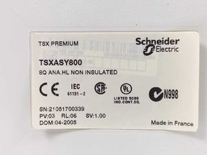 Schneider Electric TSXASY800 Analog Output Module Non Insulated