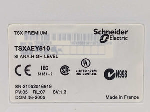 Schneider Electric TSXAEY810 Analog Input Module