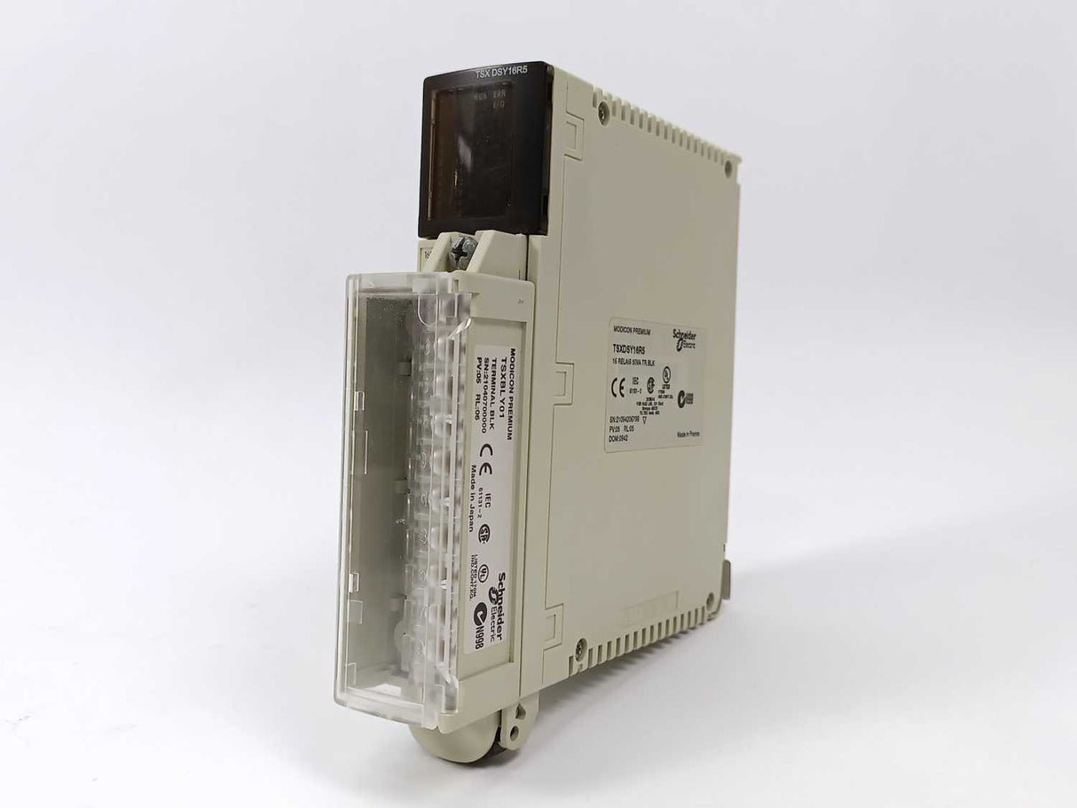 Schneider Automation TSXDSY16R5 TSX PREMIUM Output Module w/ TSXBLY01