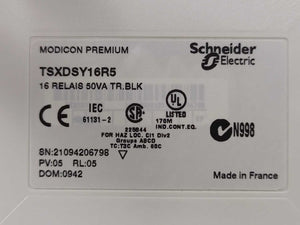 Schneider Automation TSXDSY16R5 TSX PREMIUM Output Module w/ TSXBLY01