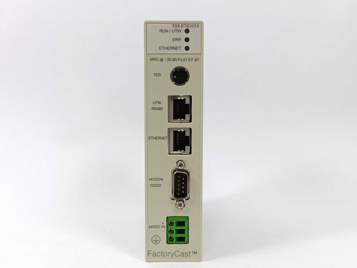 Schneider Automation TSXETG1010 FactoryCast Web Gateway Module