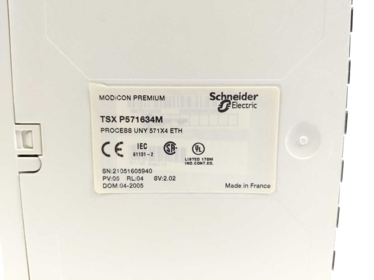 Schneider Electric TSXP571634M Modicon Premium Unity Processor 571X4 ETH