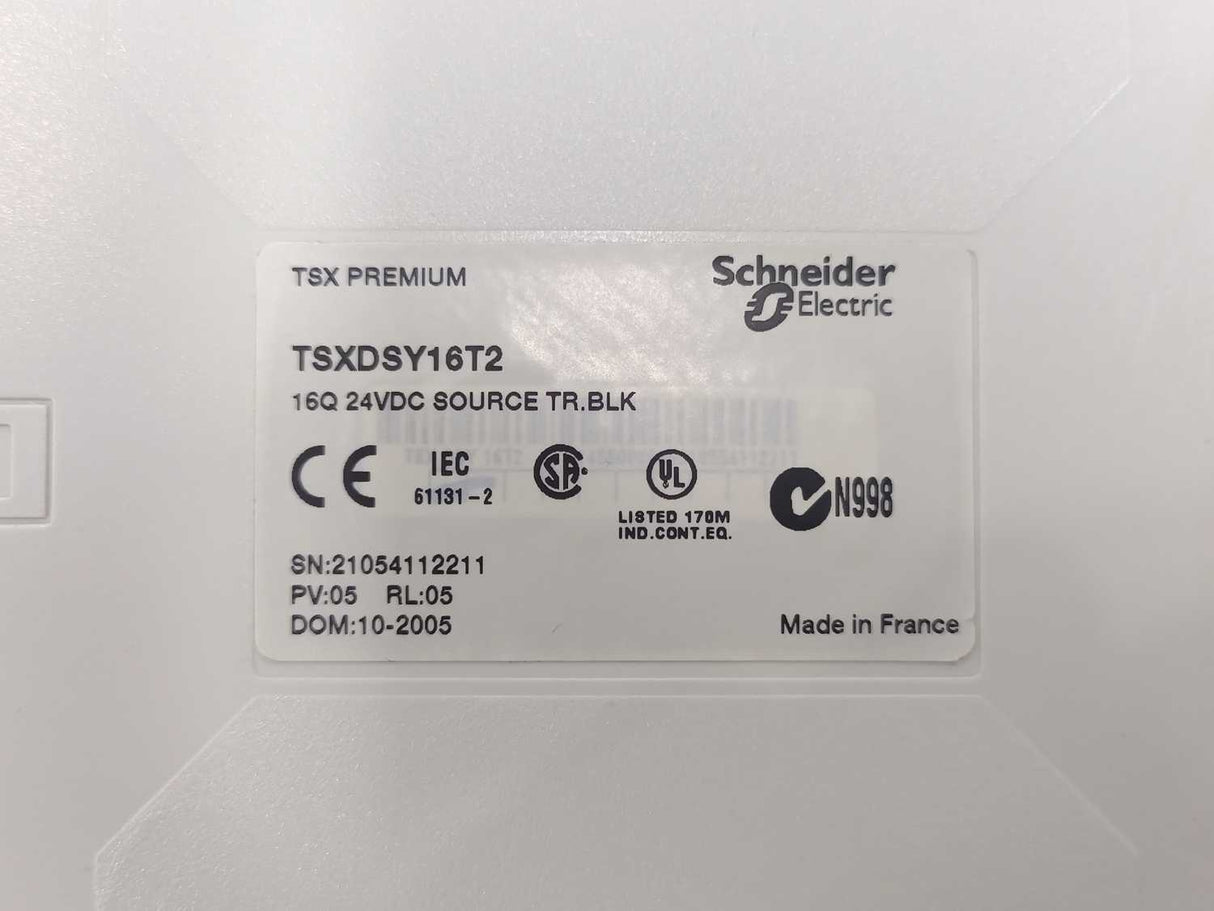 Schneider Electric TSXDSY16T2 Discrete Output Module w/ TSXBLY01 Terminal Block