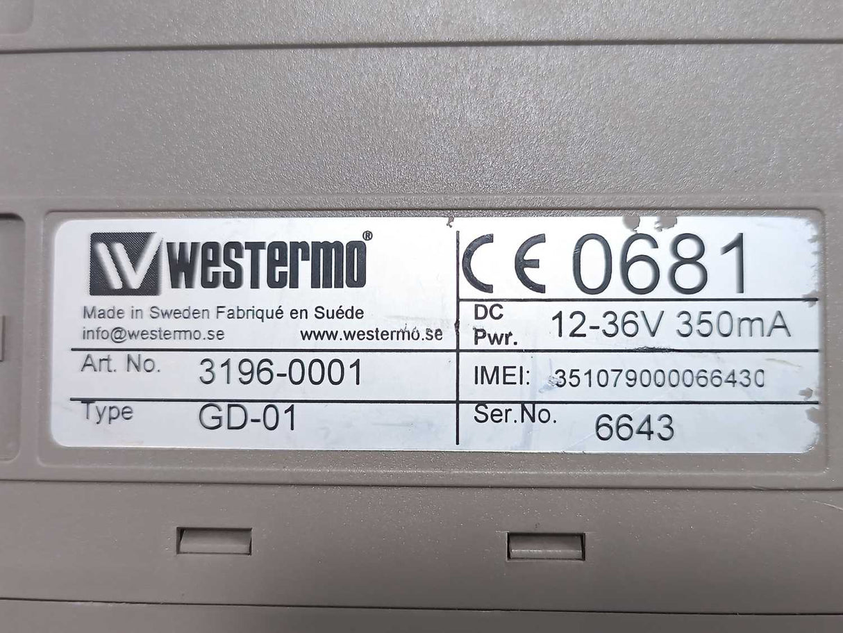 WESTERMO 3196-0001 GD-01 GSM Modem