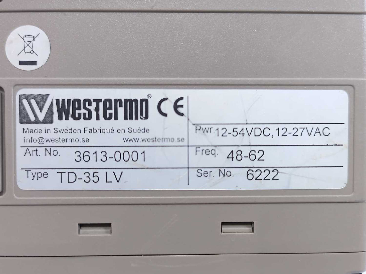 WESTERMO 3613-0001 TD-35 LV Leased Line Modem