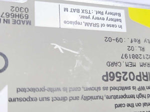 Schneider Automation TSXMRP0256P 256K16 RAM Memory Card