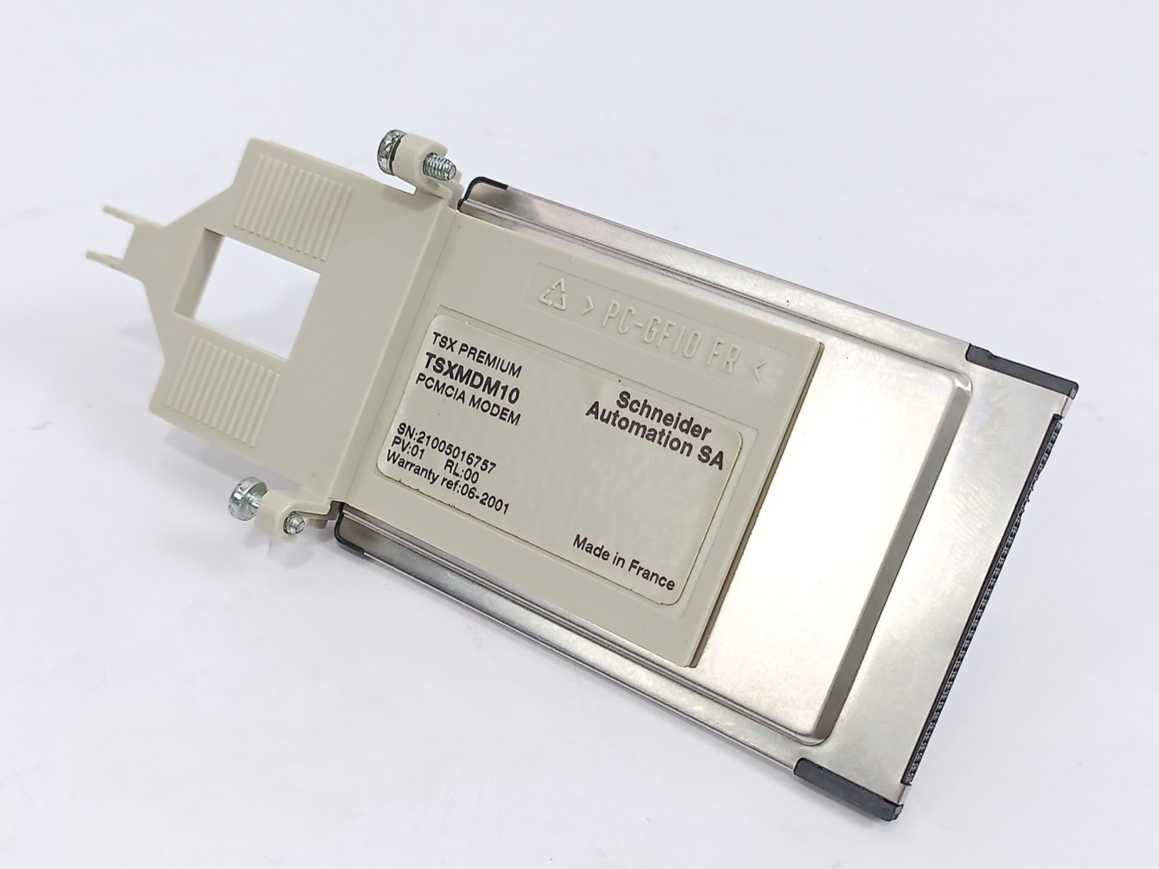 Schneider Automation TSXMDM10 PCMCIA Modem Card
