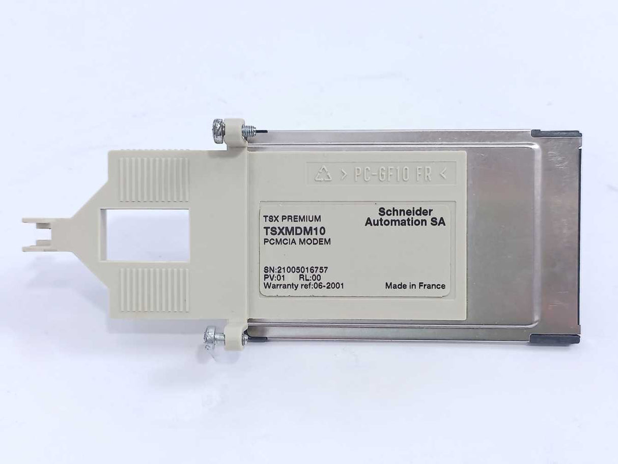 Schneider Automation TSXMDM10 PCMCIA Modem Card