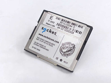 Socket 8510-00094D Serial I/O CF Card W/ 8520-00025 Type I PC Adapter Card